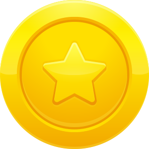 Pro plan gold coin icon